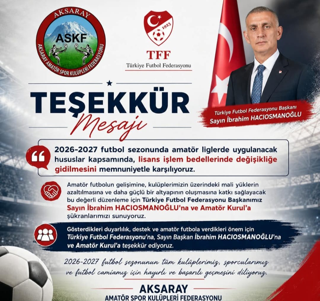 TFF’den önemli açıklama; Amatör futbola ücret indirimi sinyali!