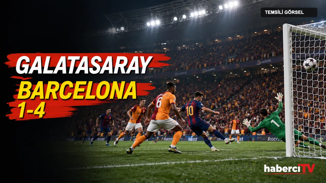 Galatasaray Barcelona'ya 4-1 yenildi: İkinci yarıda 15 dakikada 3 gol