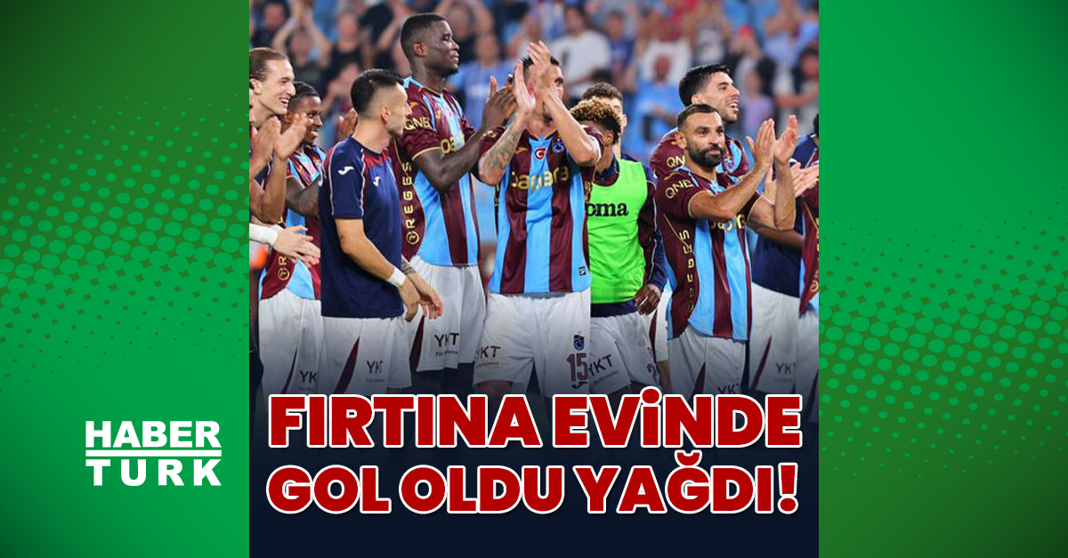 MAÇ SONUCU VE ÖZETİ | Trabzonspor 5-0 Gençlerbirliği (Trendoyl Süper Lig 4. hafta maçı)