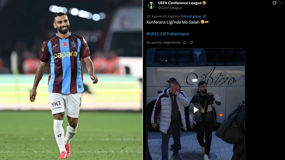 UEFA Konferans Ligi'nden Mohamed Salah paylaşımı: "Konferans Ligi'nde Mo Salah"