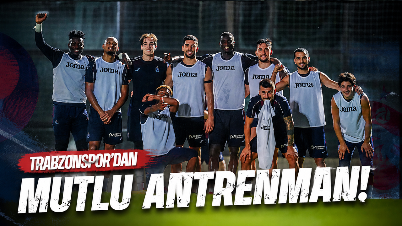 Trabzonspor'dan mutlu antrenman: Franculino ilk kez sahada