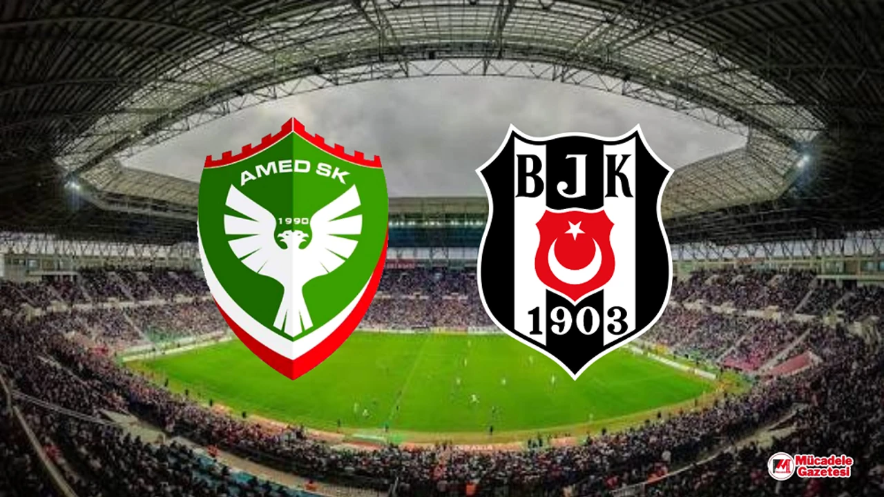 Amedspor - Beşiktaş maçının sevkleri belli oldu!