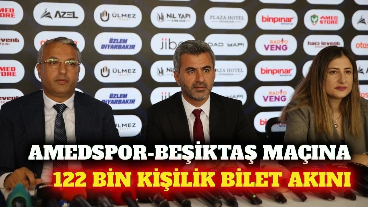 Amedspor-Beşiktaş maçına 122 bin kişilik Passolig akını