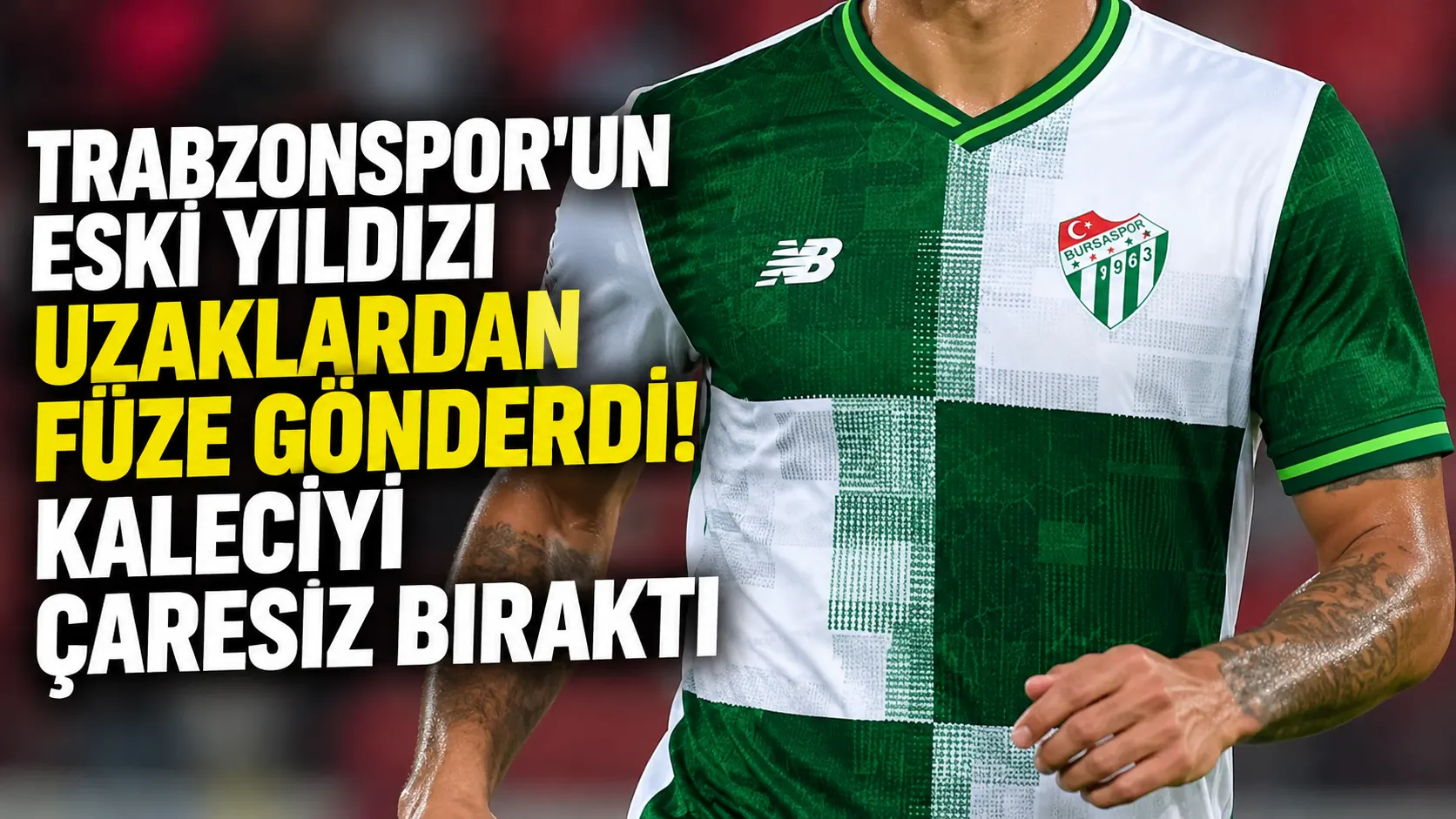 Trabzonspor'un eski yıldızı uzaklardan füze gönderdi! Kaleciyi çaresiz bıraktı