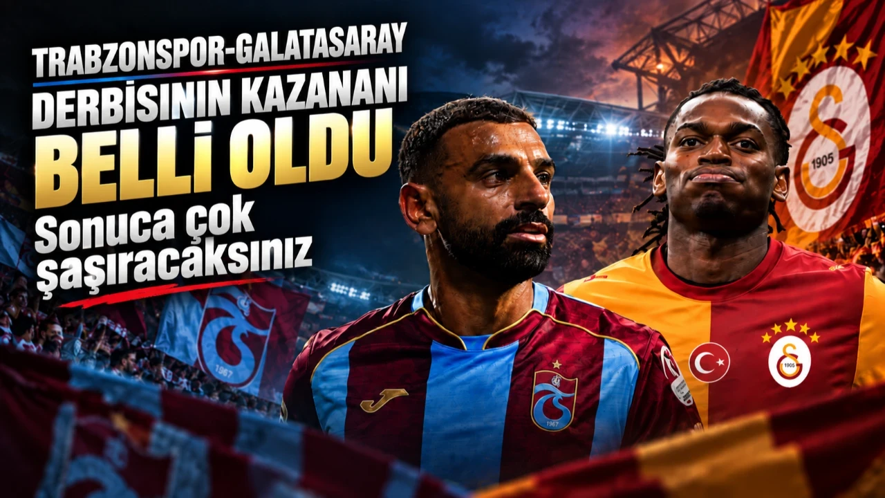 Yapay zeka açıkladı: Trabzonspor-Galatasaray derbisinin kazananı belli oldu