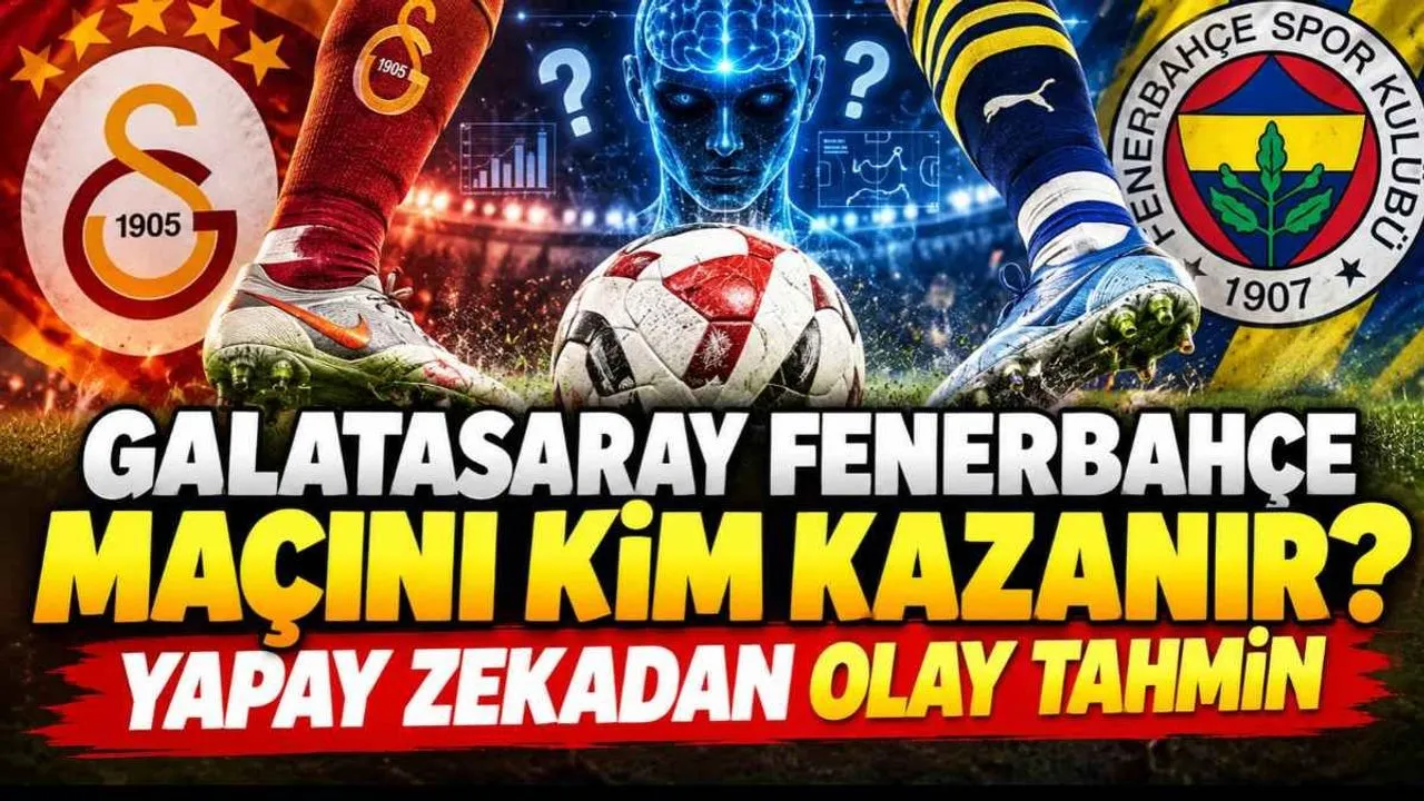 Galatasaray Fenerbahçe maçını kim kazanır? Yapay zekadan olay tahmin