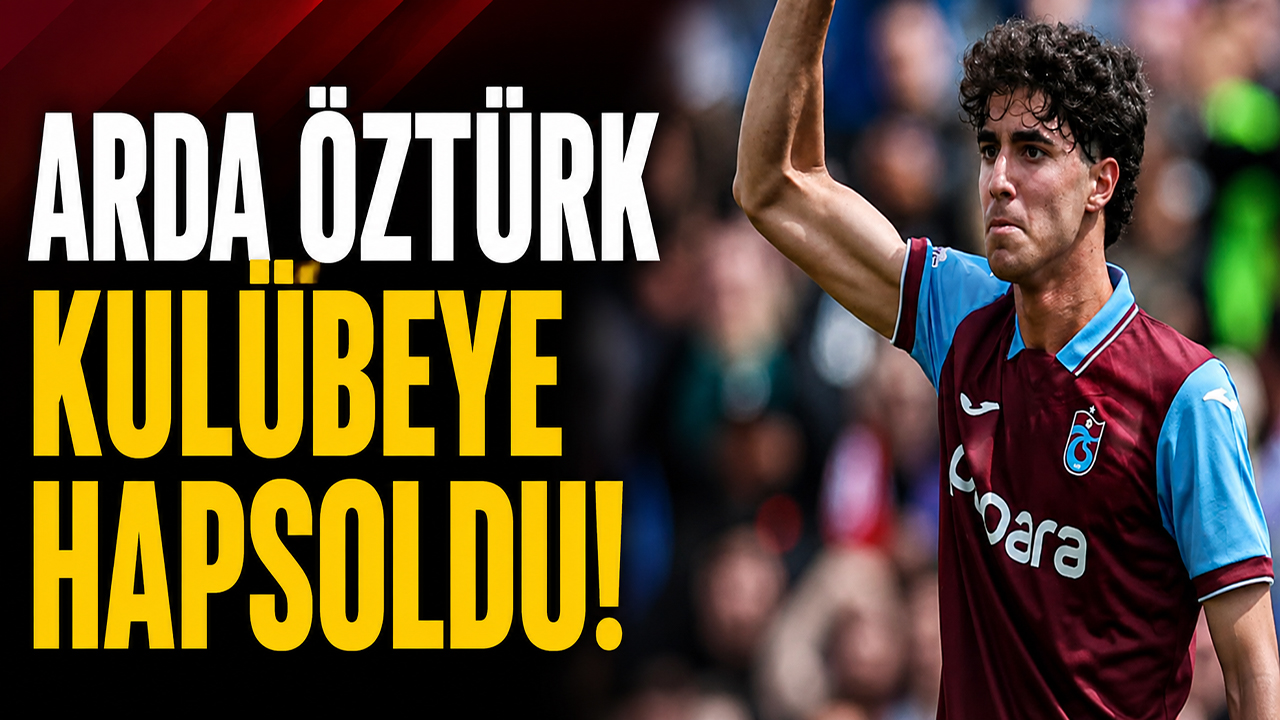 Trabzonspor'dan gönderilmişti! Arda Öztürk kulübeye hapsoldu!