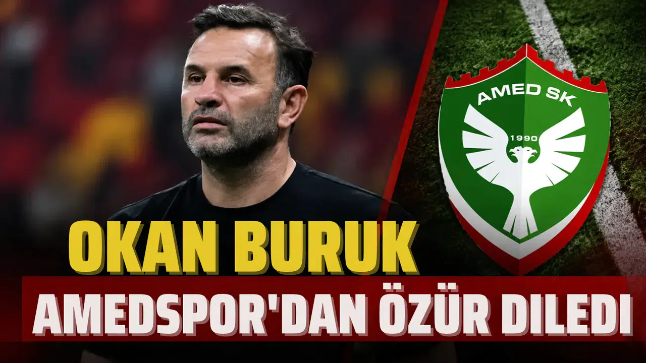 Galatasaray'ın hocası Okan Buruk'tan Amedspor sözleri: Özür diledi, şampiyonluk listesine aldı