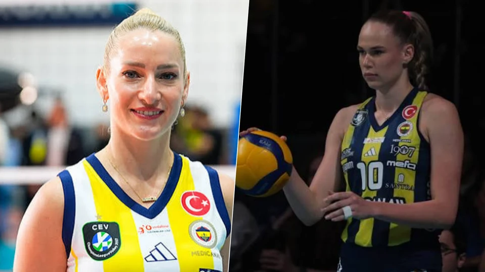 Fenerbahçe Medicana'nın milli yıldızı Gizem Örge ile Fedorovtseva'dan taraftara çağrı