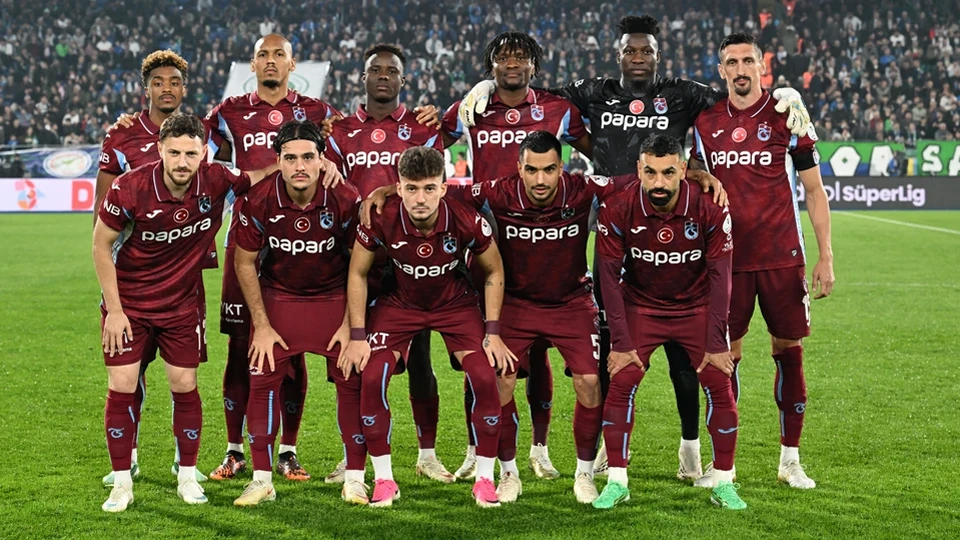 Trabzonspor, Çaykur Rizespor maçında 7 değişikliğe gitti