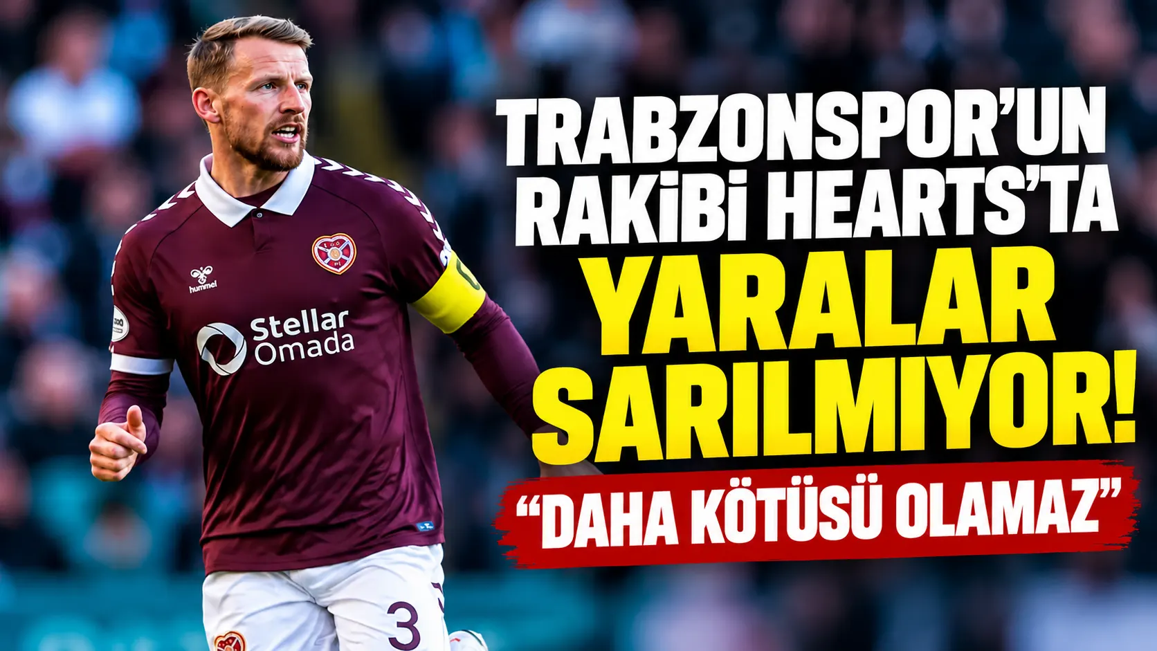 Trabzonspor'un rakibi Hearts'ta yaralar sarılmıyor! "Daha kötüsü olamaz"