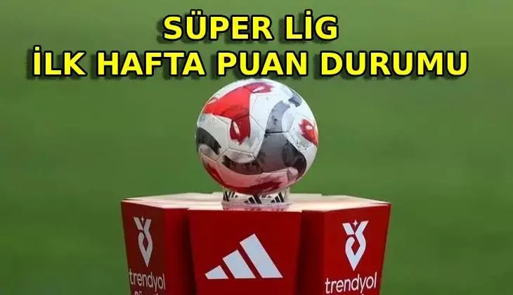 SÜPER LİG PUAN DURUMU İLK HAFTA: Galatasaray, Beşiktaş, Trabzonspor, Fenerbahçe, Başakşehir, Amedspor puan durumu nasıl, kaçıncı sıraya yerleşti?
