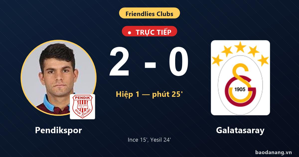 CANLI Pendikspor vs Galatasaray: Pendikspor liderliği ikiye katladı