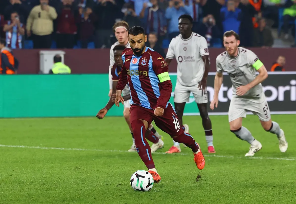 Salah, Trabzonspor’u İskoç Hearts karşısında galibiyete taşıdı
