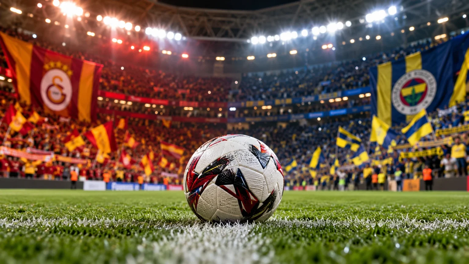 Galatasaray-Fenerbahçe derbisinde kazanan Galatasaray: 2-1