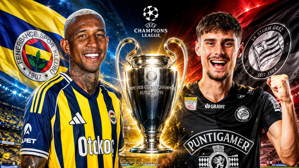 CANLI: Fenerbahçe - Sturm Graz Şampiyonlar Ligi maçı