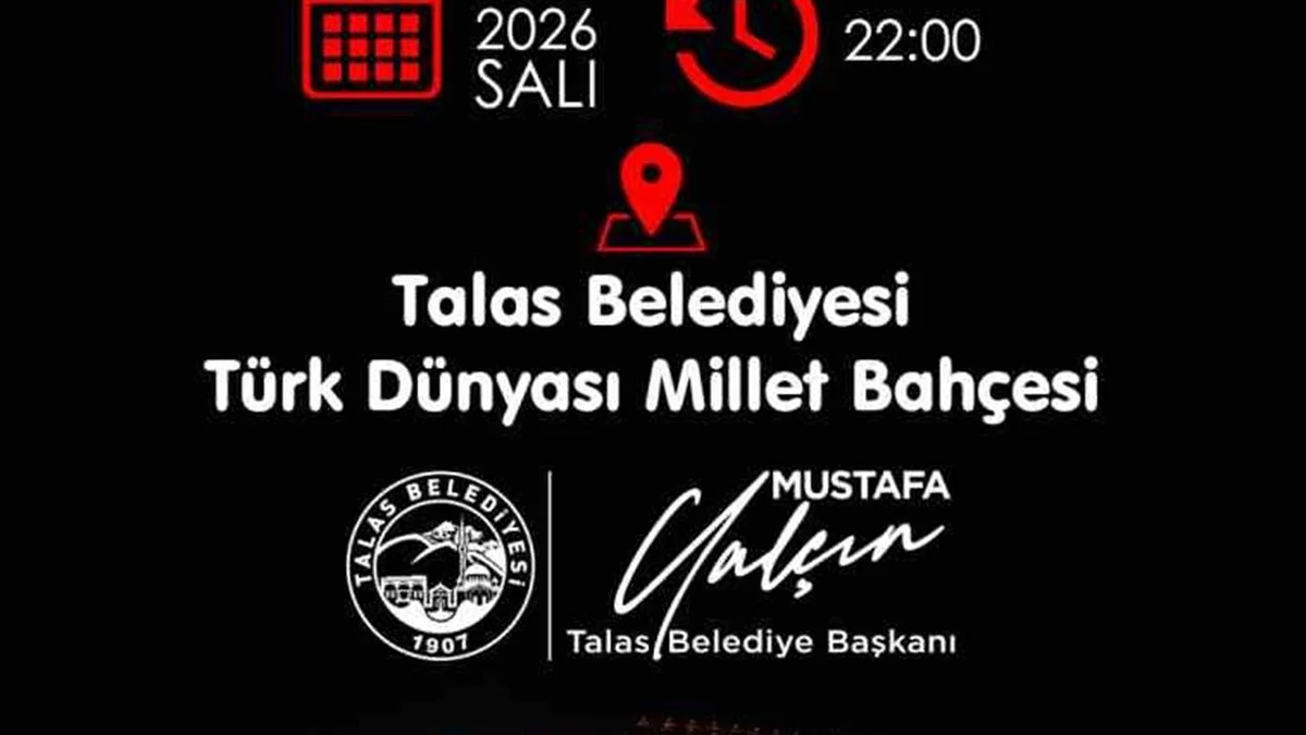 Kayseri Talas'ta Fenerbahçe'nin Maçını Dev Ekranda İzleme Fırsatı