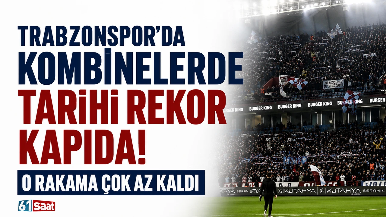 Trabzonspor’da kombinelerde tarihi rekor kapıda! O rakama çok az kaldı