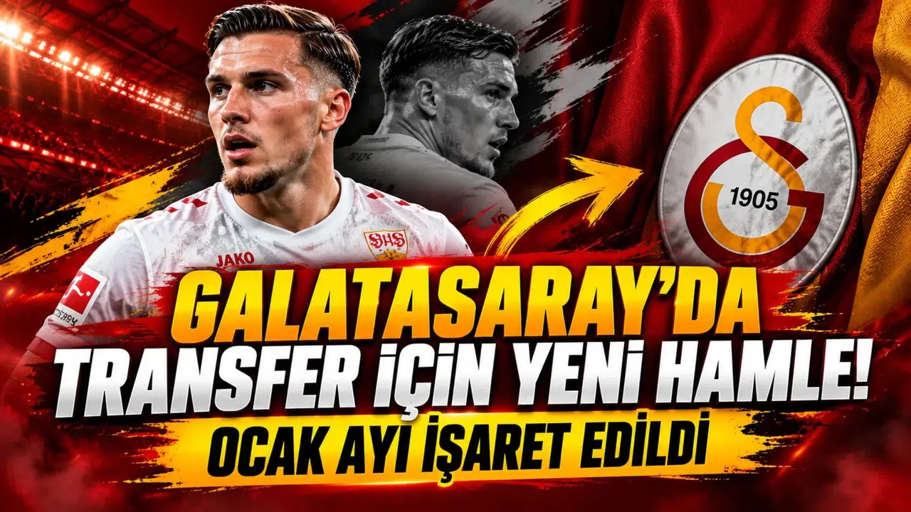 Galatasaray’da transfer için yeni hamle! Ocak ayı işaret edildi