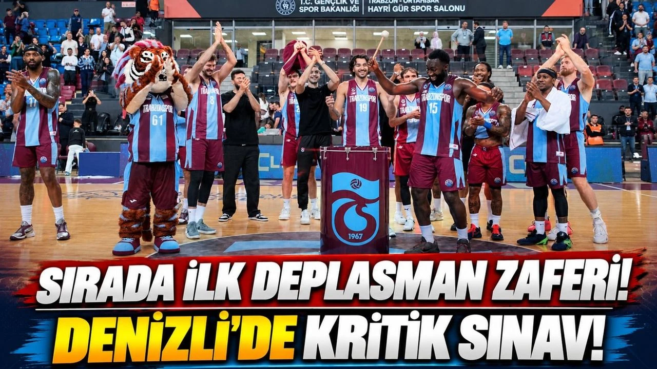 Trabzonspor Basketbol'da Avrupa Fırtınası! Denizli Deplasmanında Bir İlki Başarmak İstiyor