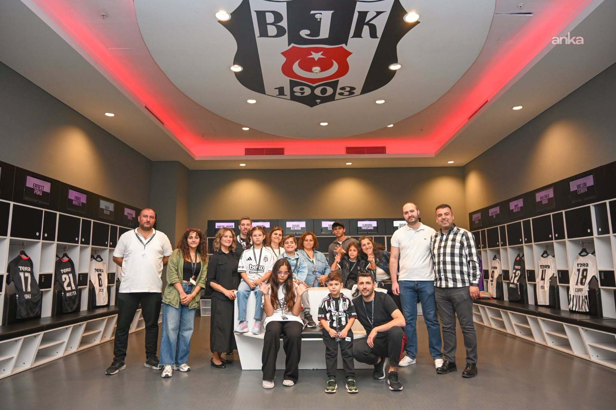 Çocuklar stadyum ve müze gezisiyle Beşiktaş’ın tarihine yolculuk yaptı