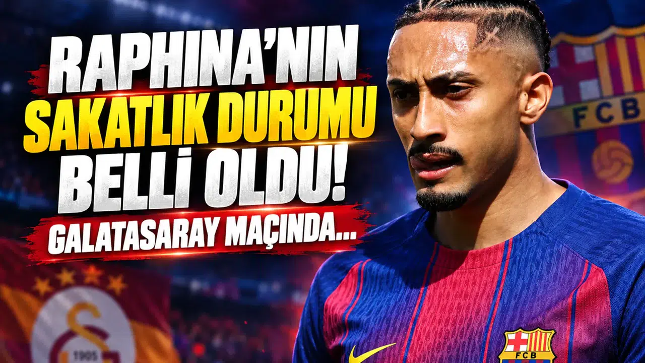 Raphina'nın sakatlık durumu belli oldu! Galatasaray maçında...