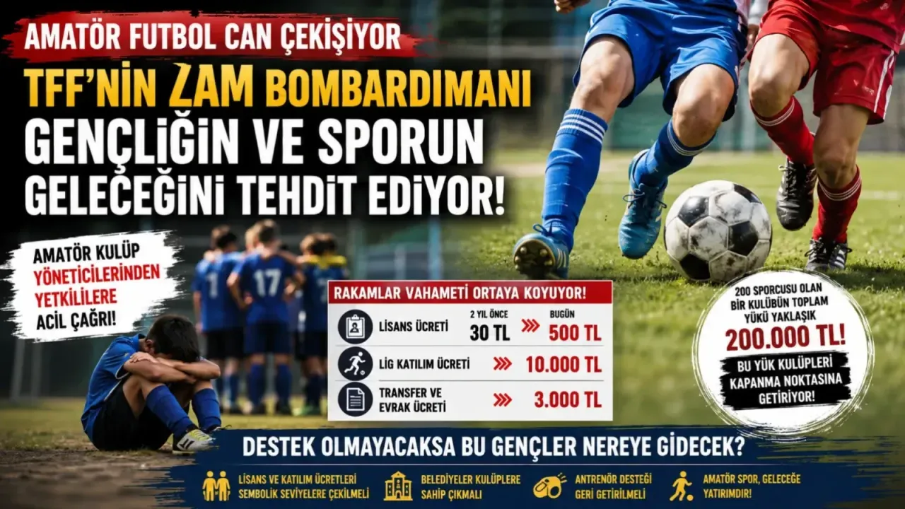 Amatör Futbol Can Çekişiyor: Artan Ücretler Kulüpleri Zorluyor