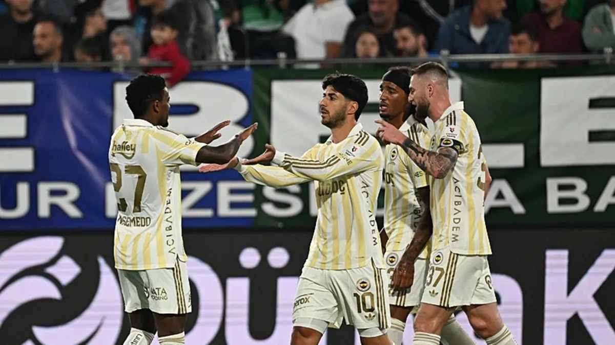 Fenerbahçe’den Rize’de 3 gollü zafer! Asensio siftah yaptı