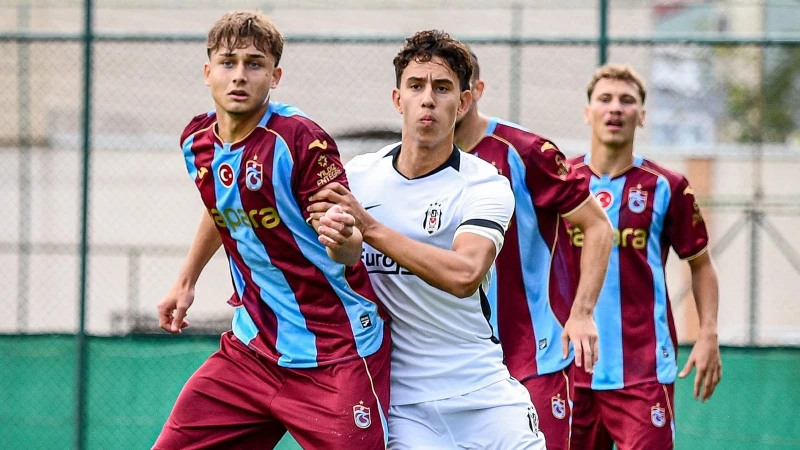 Trabzonspor U19 - Beşiktaş U19 maçında farklı skor: 8'de 8 yaptılar