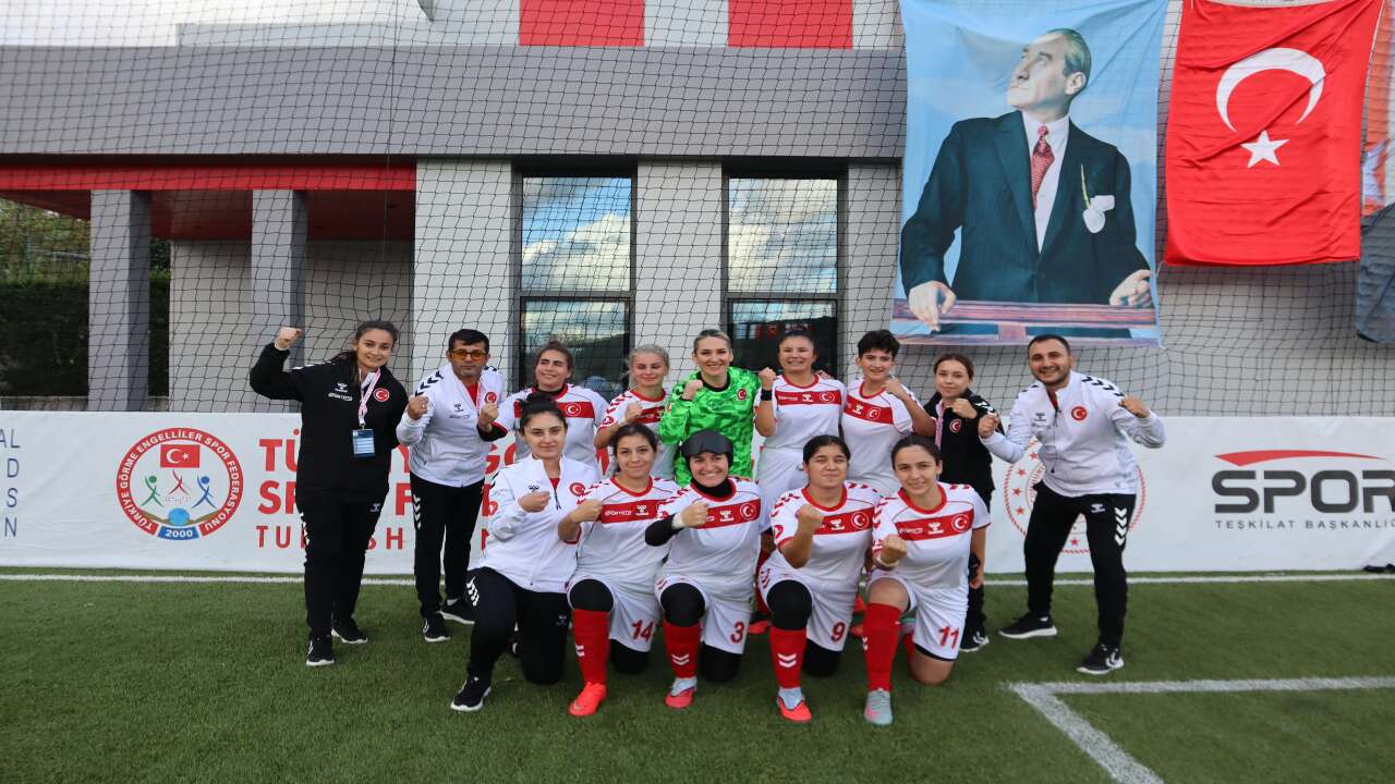 Türkiye, Görme Engelliler Futbol Kadınlar Avrupa Şampiyonası'na galibiyetle başladı