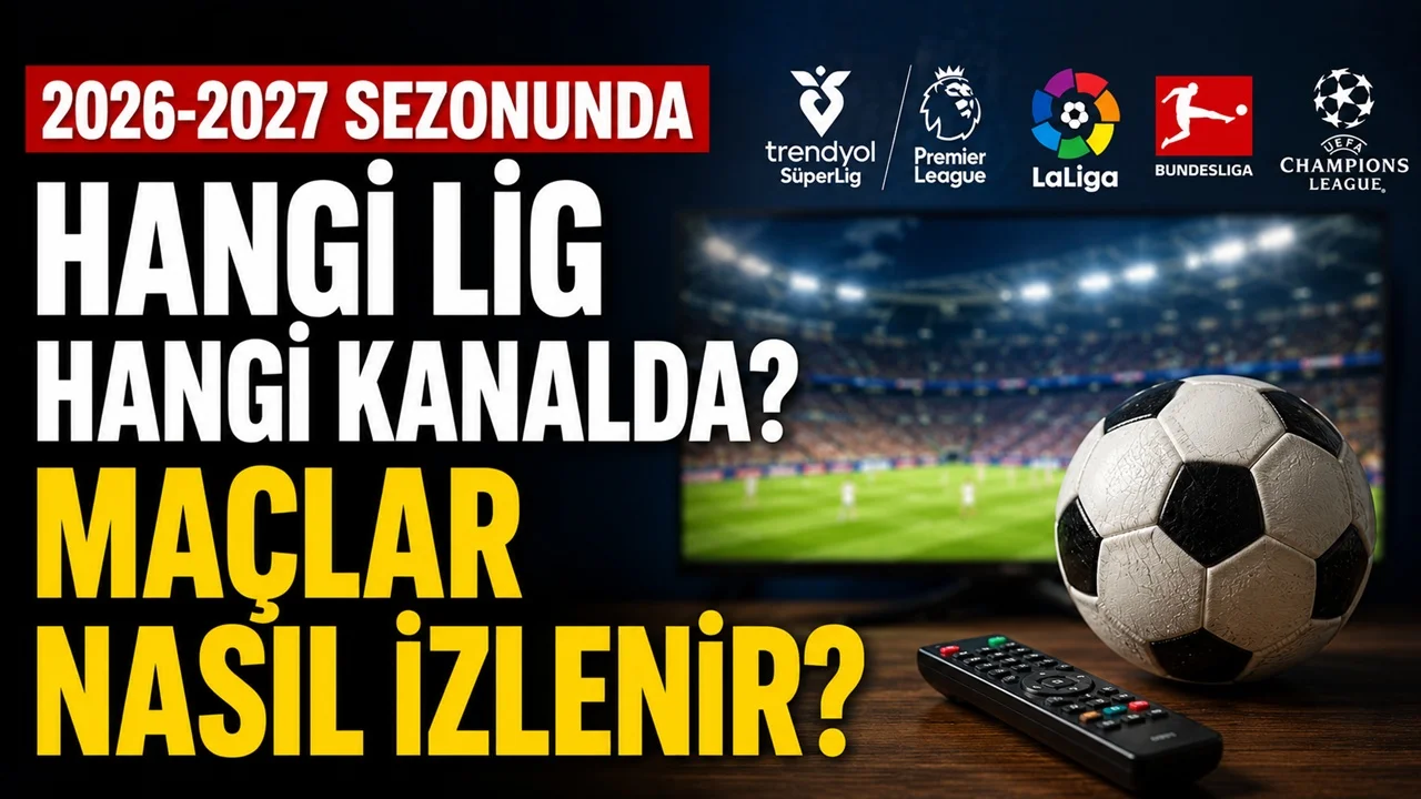 Premier Lig, La Liga, Süper Lig… İşte maçları izleyebileceğiniz kanallar