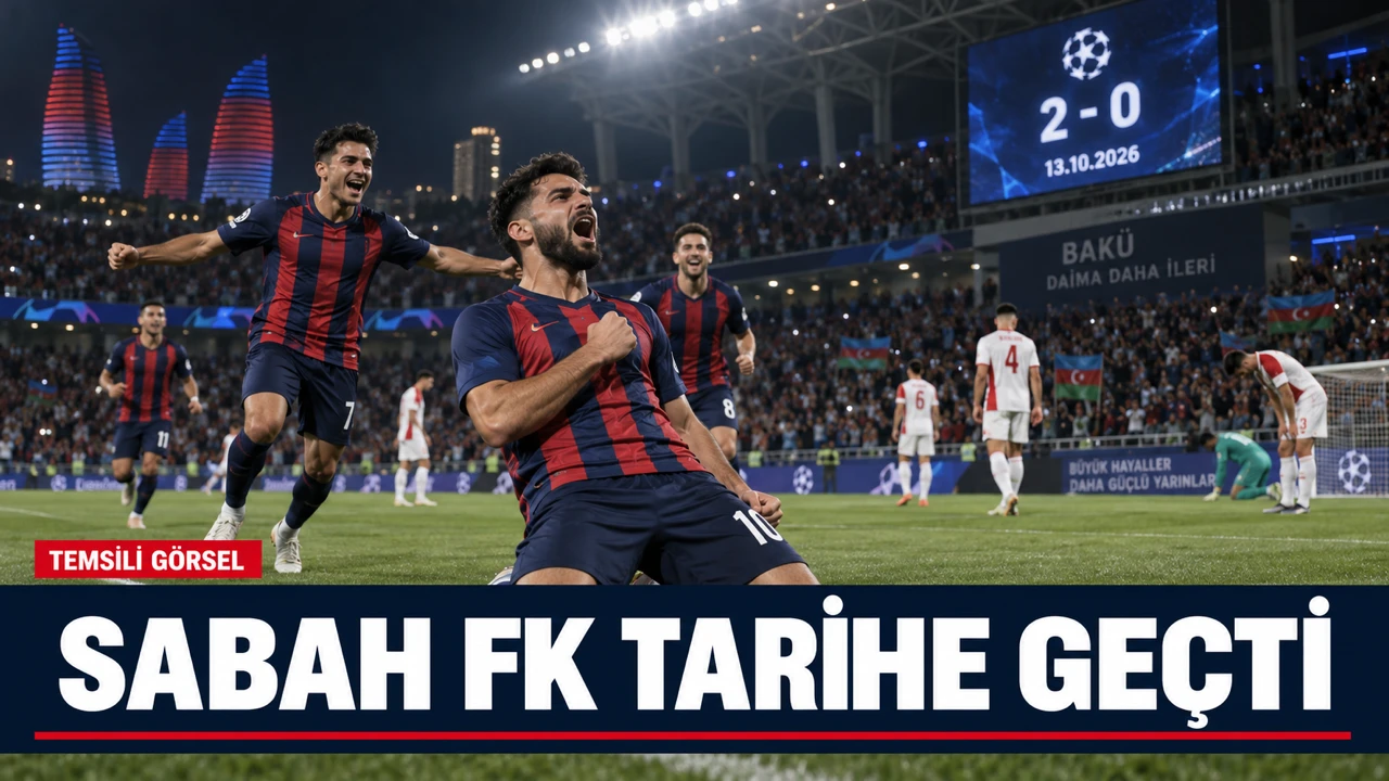 Sabah FK, Slavia Prag’ı yenerek Şampiyonlar Ligi’nde tarih yazdı
