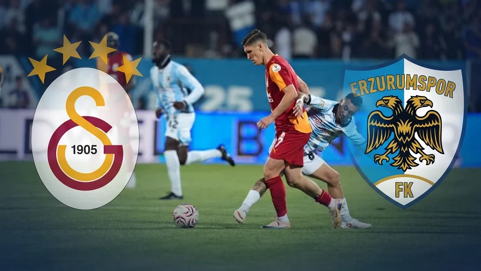 Erzurumspor - Galatasaray maç skoru, istatistikleri! Erzurumspor - Galatasaray maçı golleri kim attı?