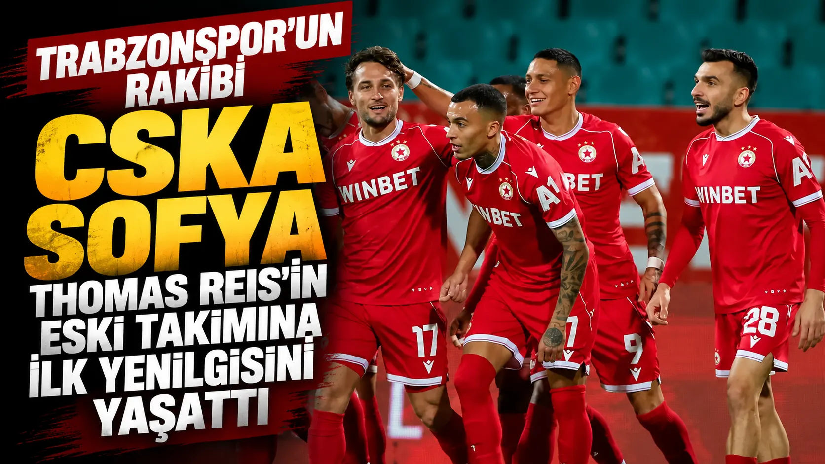 Trabzonspor'un rakibi CSKA Sofya, Thomas Reis'in eski takımına ilk yenilgisini yaşattı