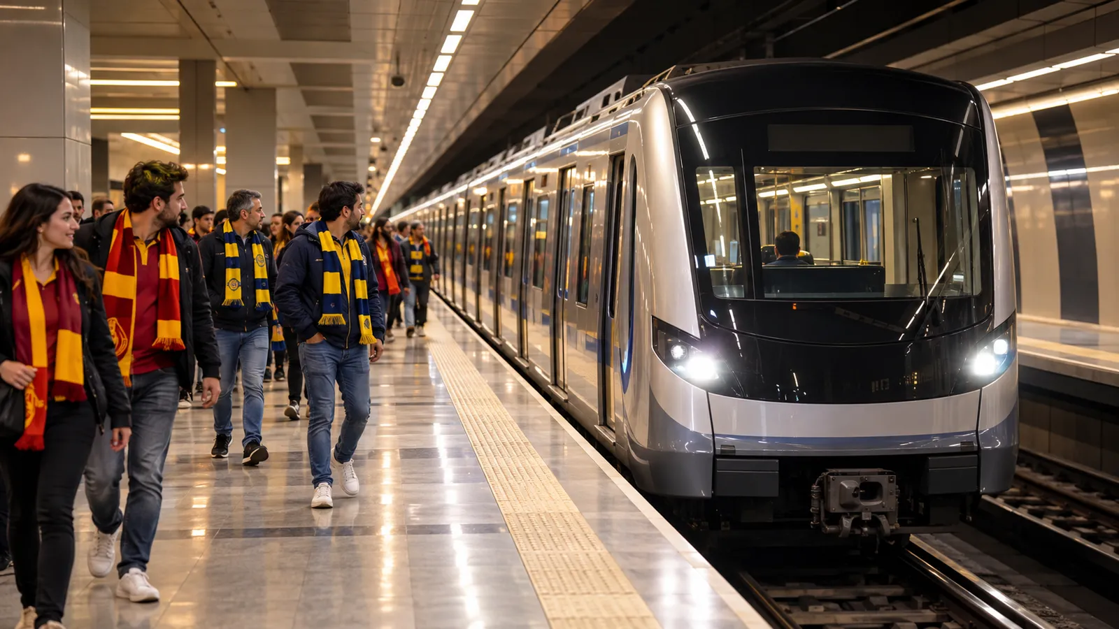 Galatasaray-Fenerbahçe derbisi için metro mesaisi