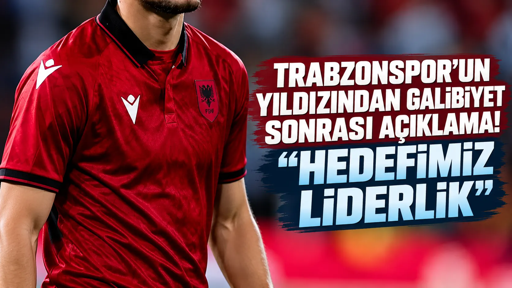 Trabzonspor’un yıldızından galibiyet sonrası açıklama! “Hedefimiz liderlik”