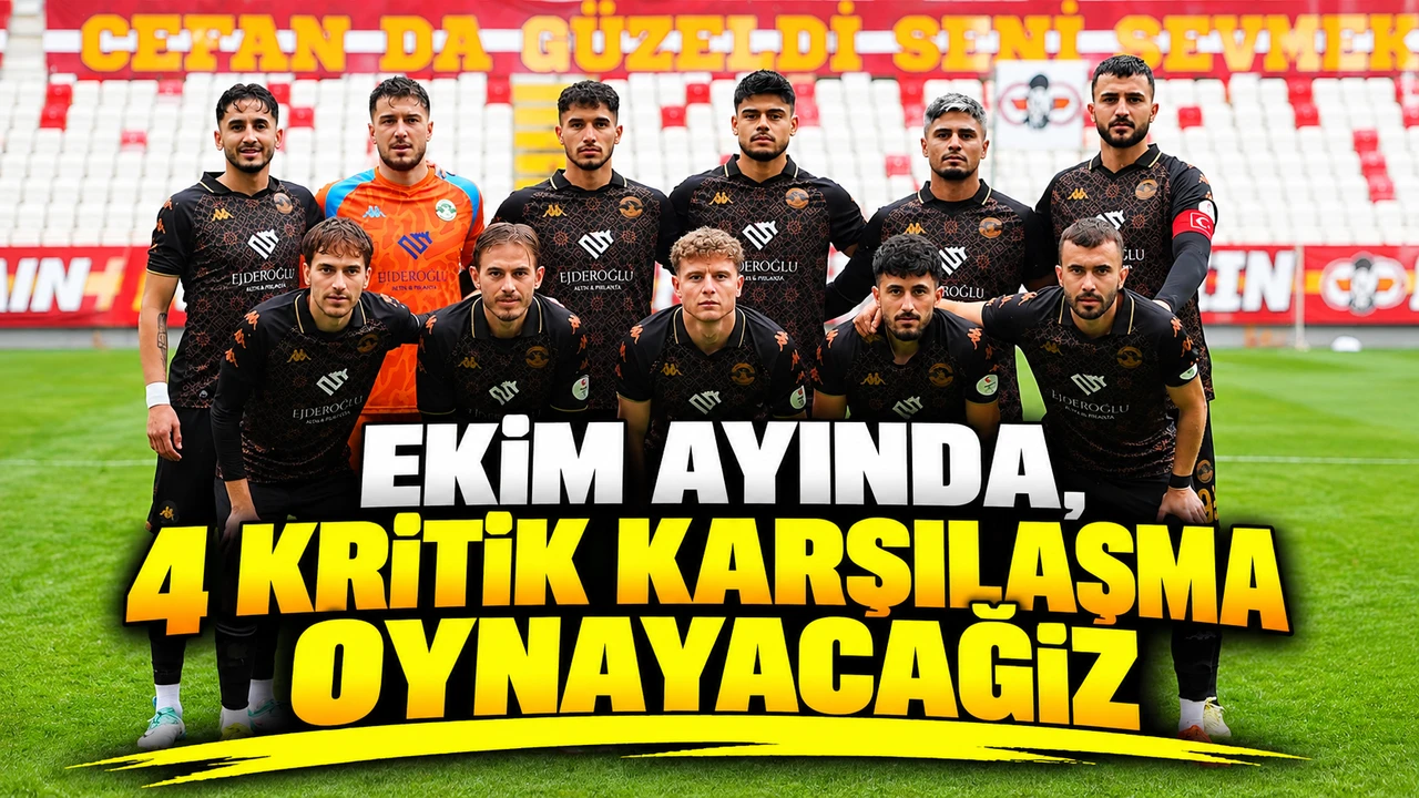 Kırşehirspor’un Ekim ayı maç programı belli oldu