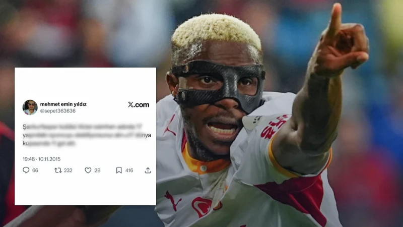 Osimhen hakkında 11 yıl önce yapılan paylaşım şaşırttı