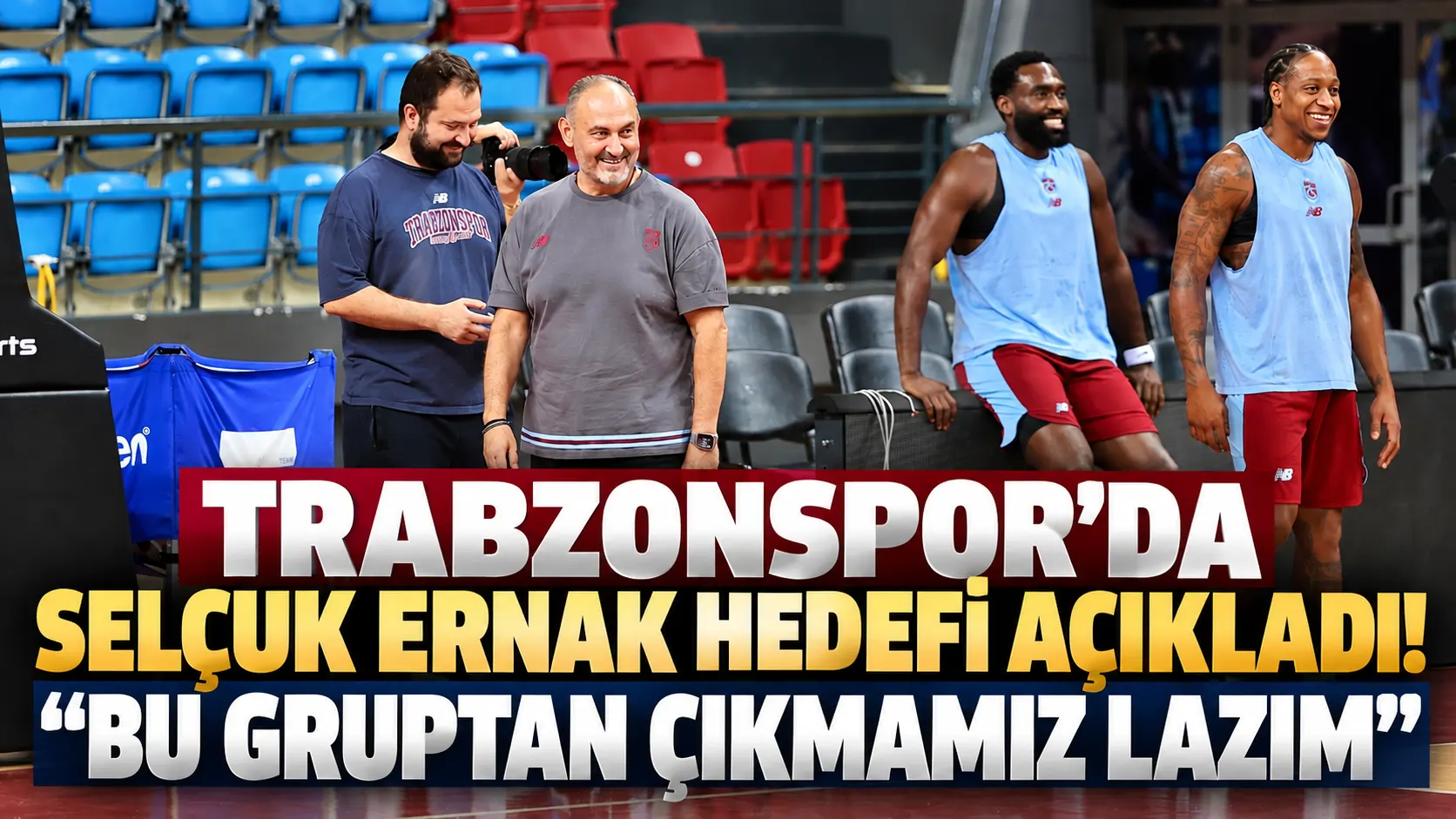 Trabzonspor’da Selçuk Ernak hedefi açıkladı! “Bu gruptan çıkmamız lazım”