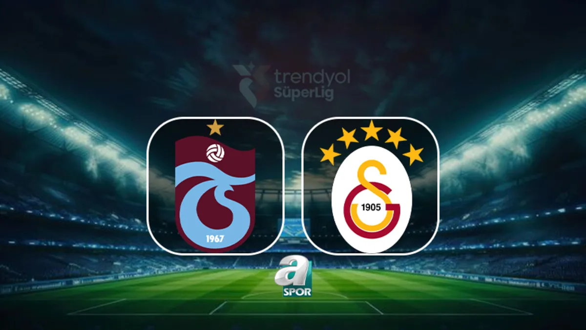 Trabzonspor-Galatasaray maçı ne zaman, saat kaçta, hangi kanalda?