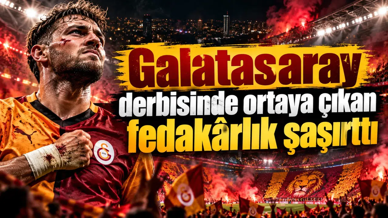 Galatasaray derbisinde ortaya çıkan fedakârlık şaşırttı