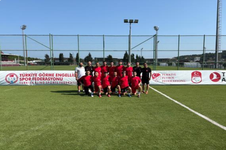 Görme Engelli B1 Millî Takımımız, Avrupa Şampiyonası’na Riva Kampında Hazırlanıyor