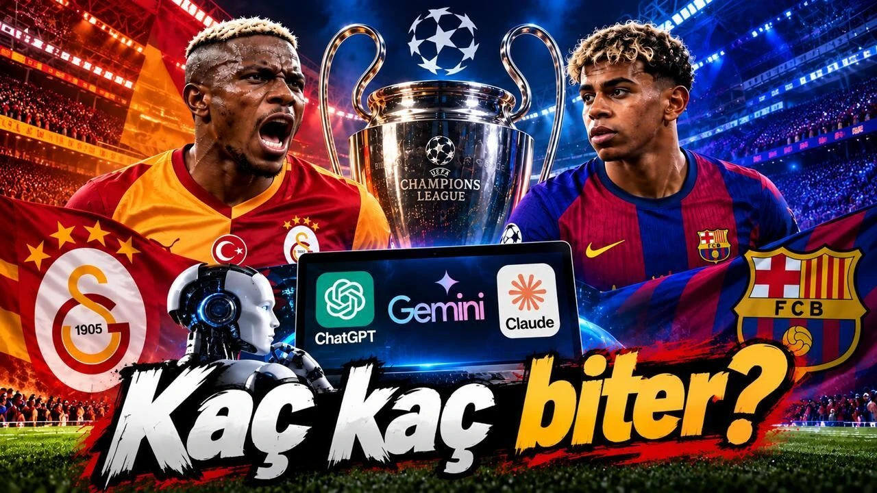 Galatasaray-Barcelona maçı için yapay zekâlar ne diyor?