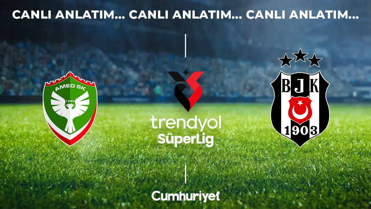 CANLI ANLATIM: Amedspor - Beşiktaş | Süper Lig 6. Hafta Mücadelesi