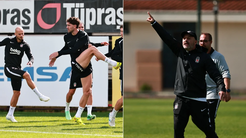 Milli ara sona erdi: Beşiktaş Kocaelispor maçı hazırlıklarını sürdürüyor