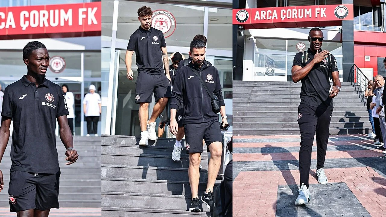 Arca Çorum FK, tarihi Galatasaray maçı için İstanbul’a hareket etti