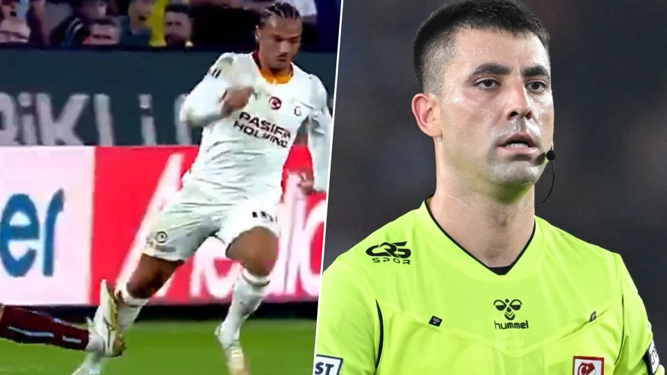 Trabzonspor-Galatasaray maçında tartışılan pozisyon: Sane'ye yapılan hareket kırmızı kart mıydı?