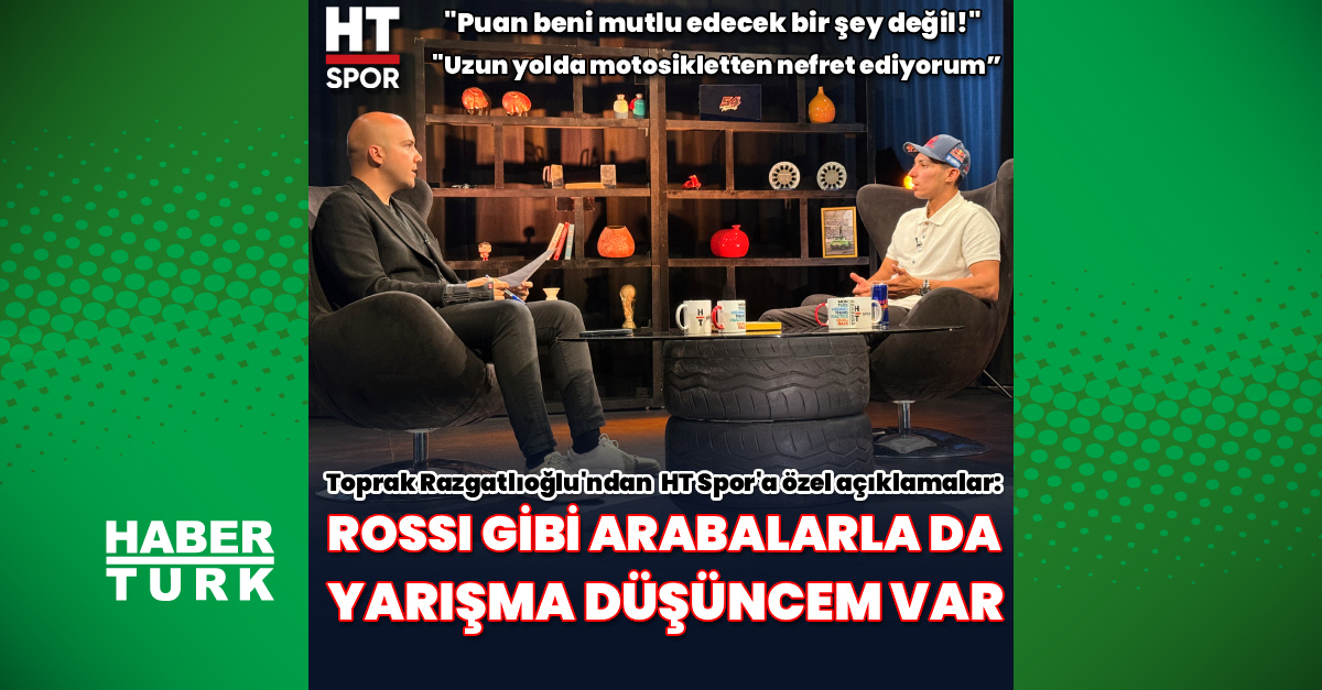 Toprak Razgatlıoğlu'nda HT Spor'a özel açıklamalar: Rossi gibi arabalarla da yarışma düşüncem var