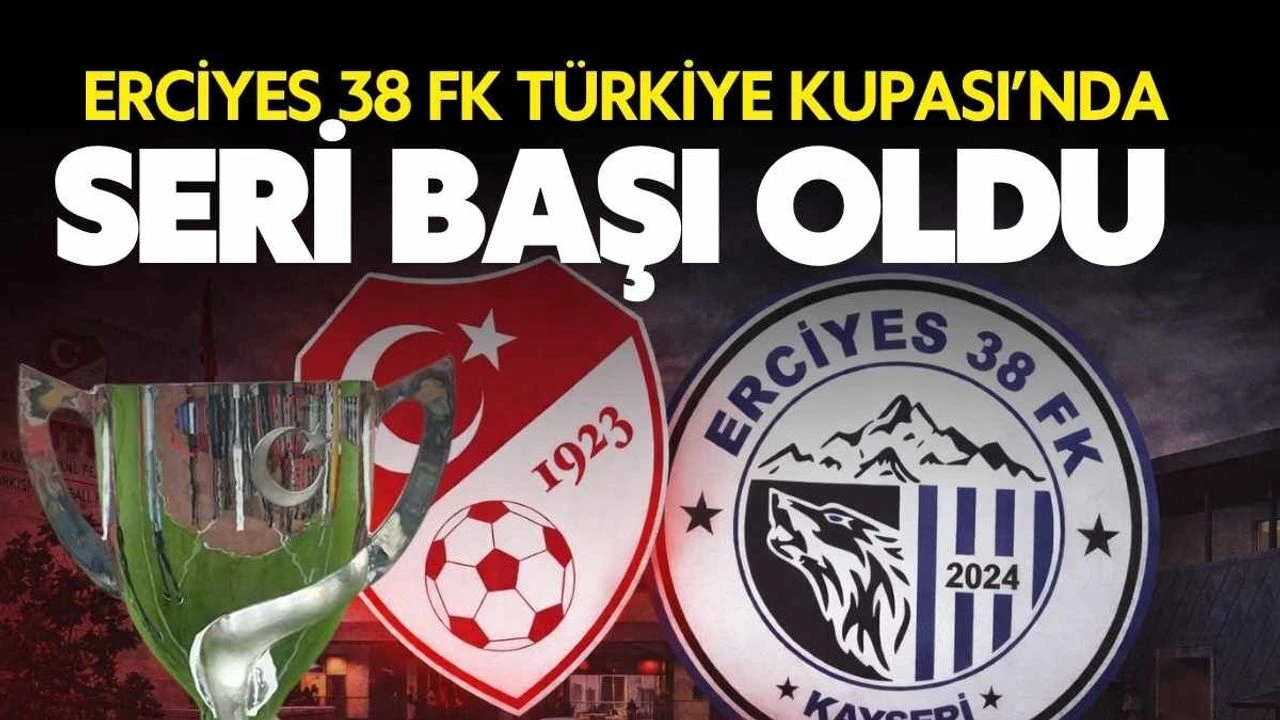 Açıkalın Erciyes 38 FK Türkiye Kupası’nda seri başı oldu!