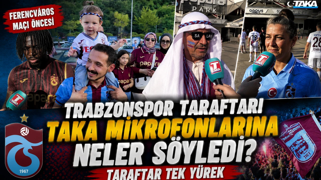 Trabzonspor-Ferencváros Maçı Öncesi Papara Park’ta Büyük Avrupa Heyecanı